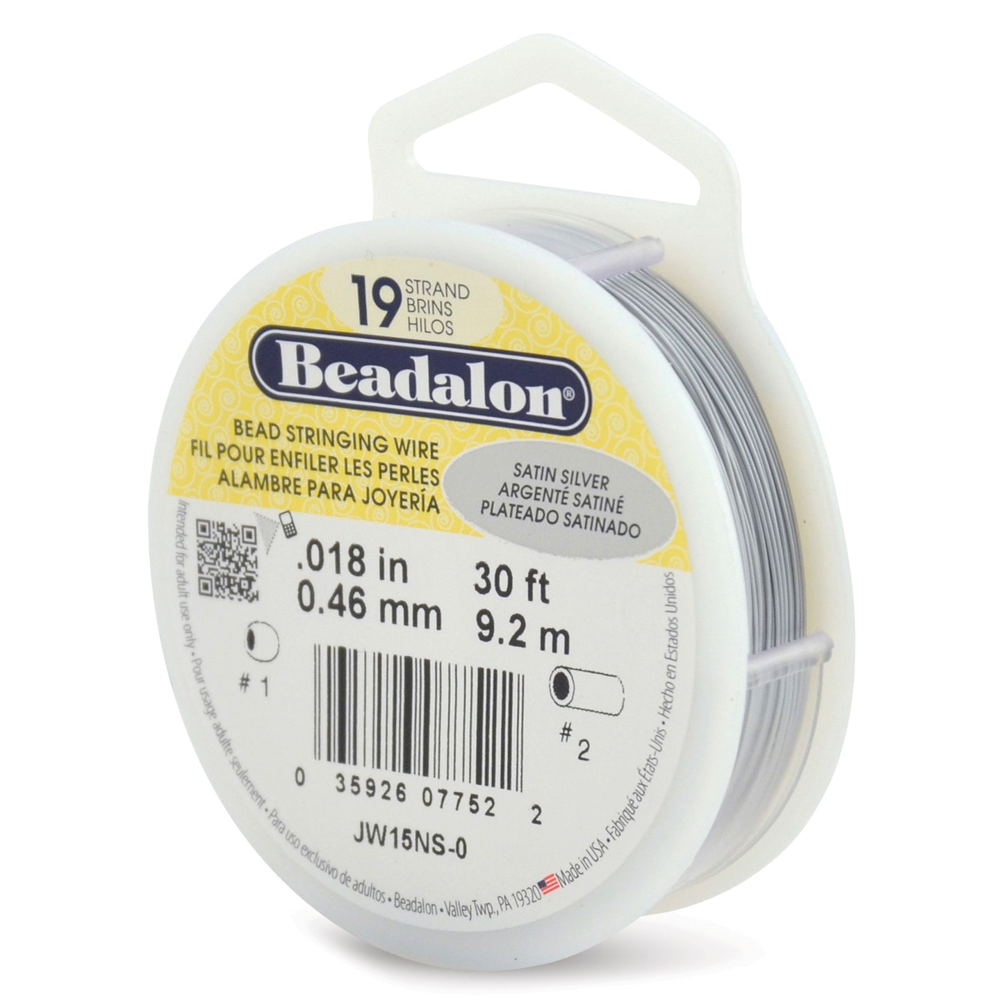 Beadalon - 19 Strand Bead Stringing Wire