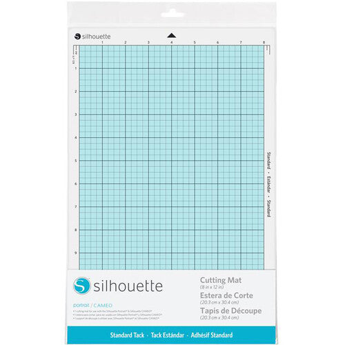 Silhouette - Cutting Mat - 8 in x 12 in - Standard Tack