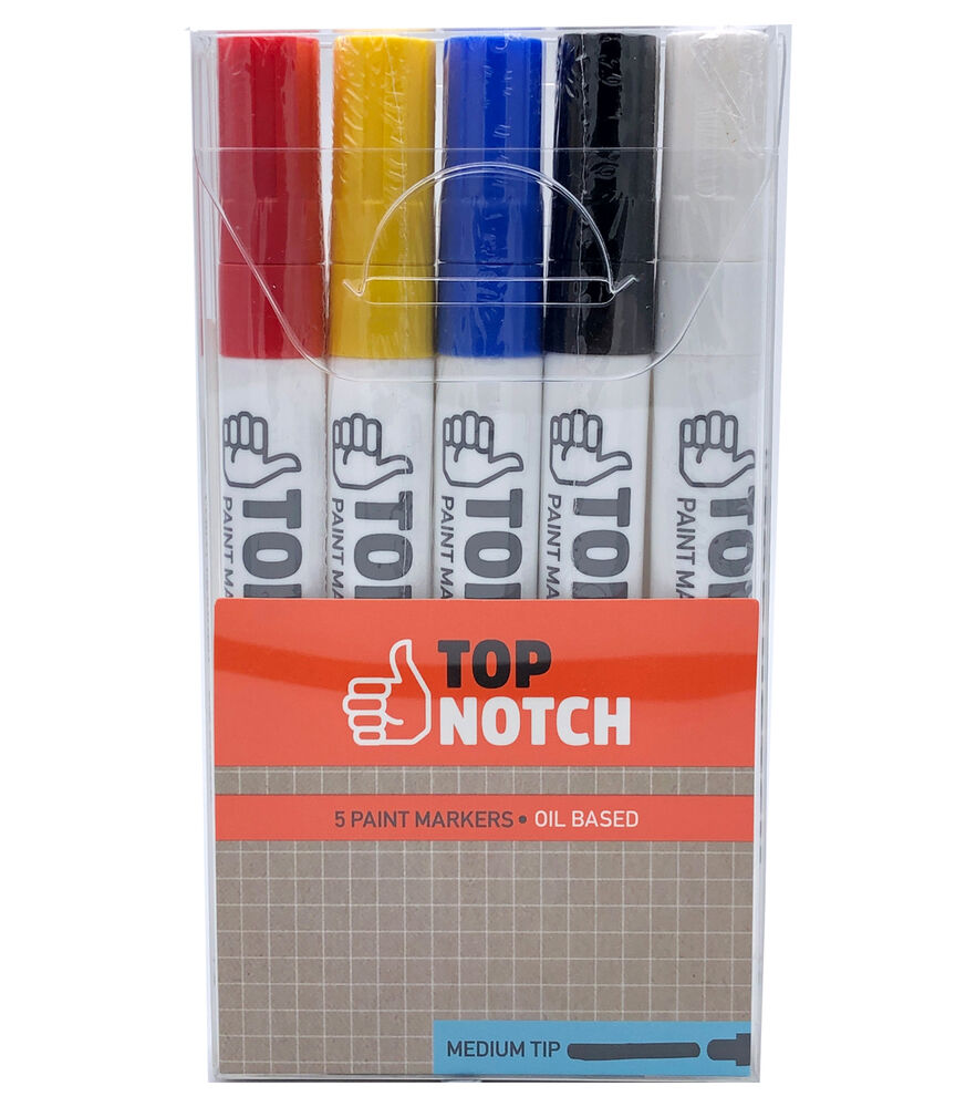 Top Notch - Oil Based Paint Markers - Medium Tip