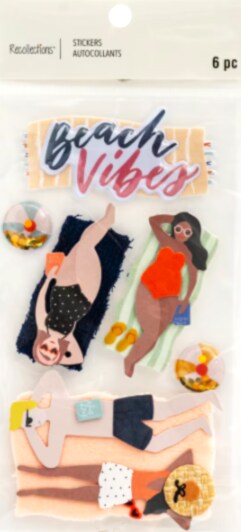 Recollections - Beach Vibes Dimensional Stickers