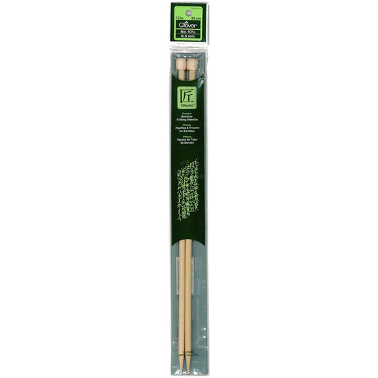 Clover - Bamboo Knitting Needles Single Pointed 13 inch/33 cm (3012)