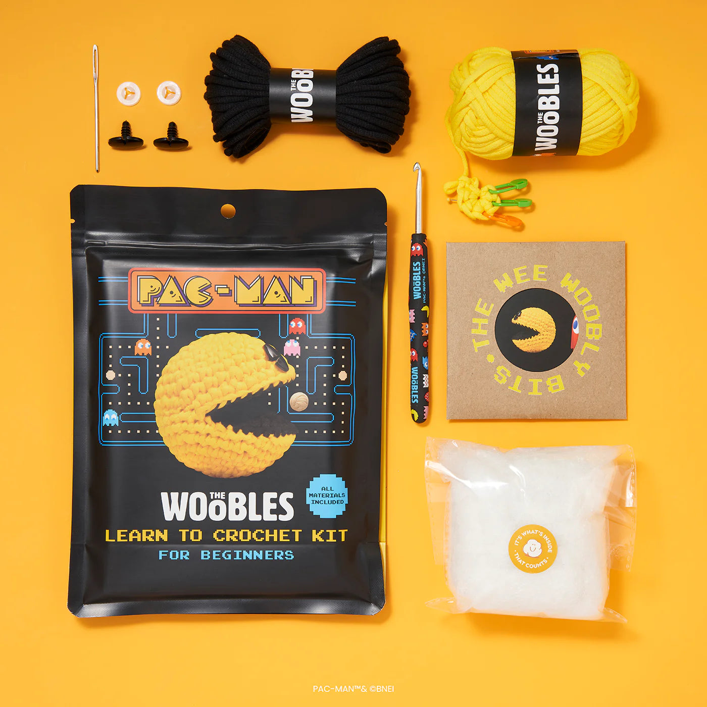 The Woobles - Pac-Man Beginner Crochet Kit