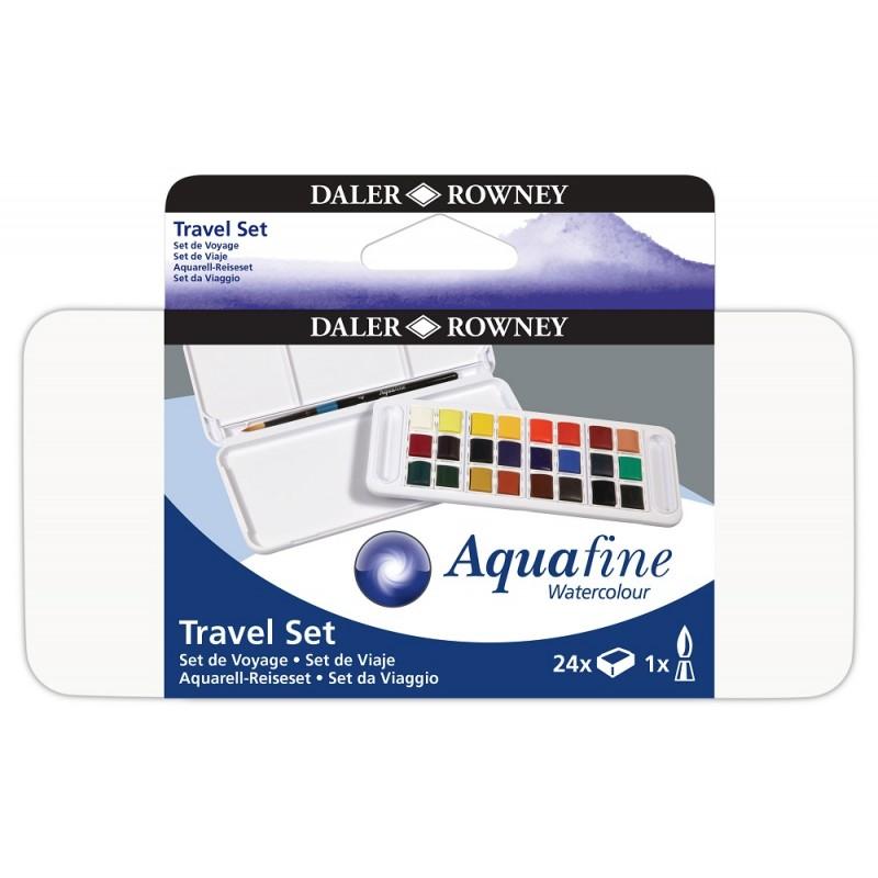 Daler Rowney - Aquafine 12 piece Watercolor Travel Set