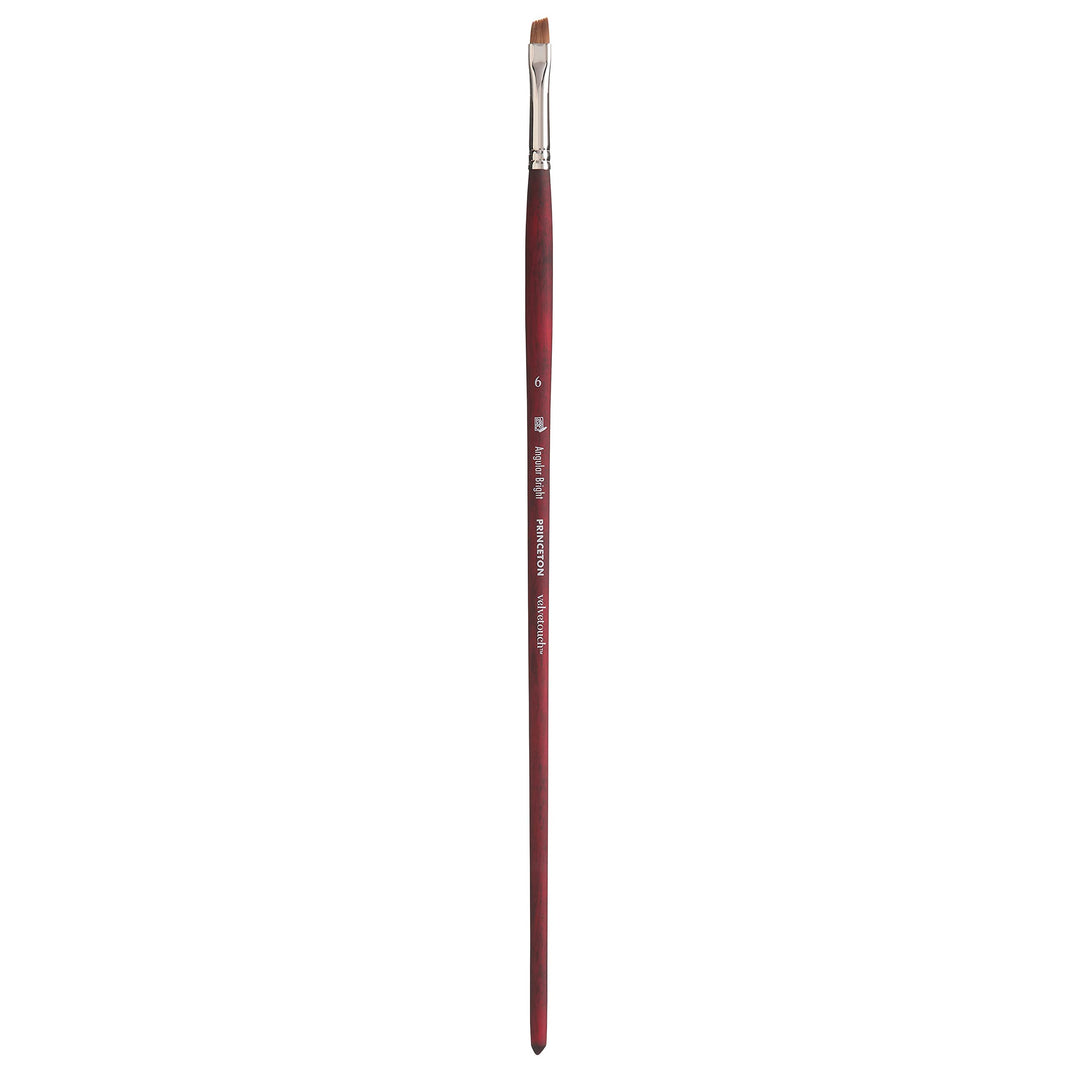 Princeton - Velvetouch - Level 2 Angle Bright Paint Brush for Acrylic