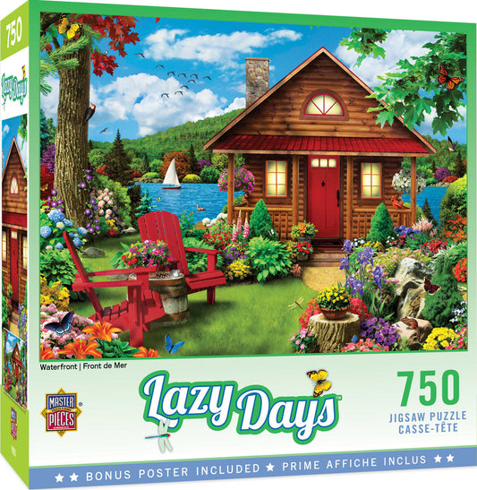 Master Pieces - Waterfront Lazy Days Jigsaw Puzzle - 750 pcs