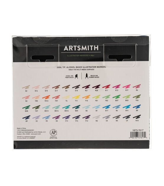 Artsmith - Illustration Markers - 48 pk