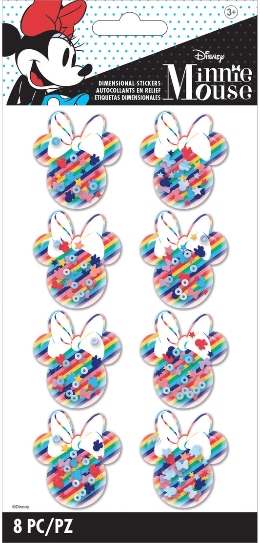 EK Success - Disney - Minnie Rainbow Shaker Dimensional Stickers