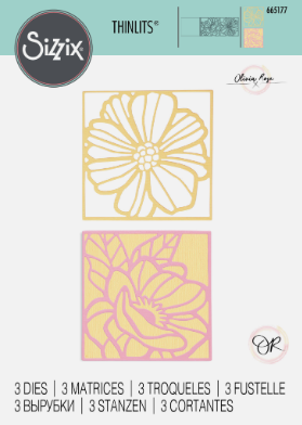 Sizzix - Thinlits - Olivia Rose - Floral Card Fronts