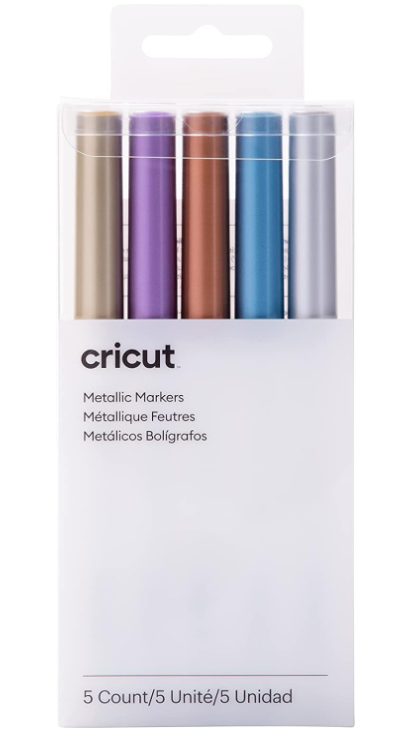 Cricut - Metallic Markers Set - 5 ct