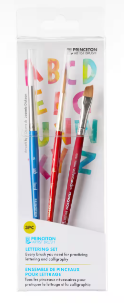 Princeton - Artist Brush Lettering Set - 3 pk