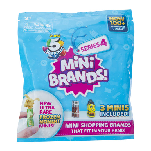 Mini Brands - Series 4 - Three Minifigures Blind Bag