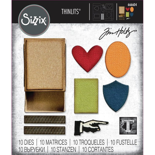 Sizzix - Thinlits - Tim Holtz - Vault Matchbox