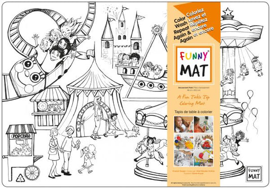 Funny Mat® - Amusement Table Top Reusable Coloring Mat