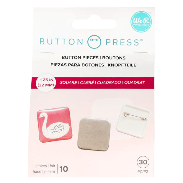 We R Memory Keepers - Button Press - Button Pieces - 30 pieces