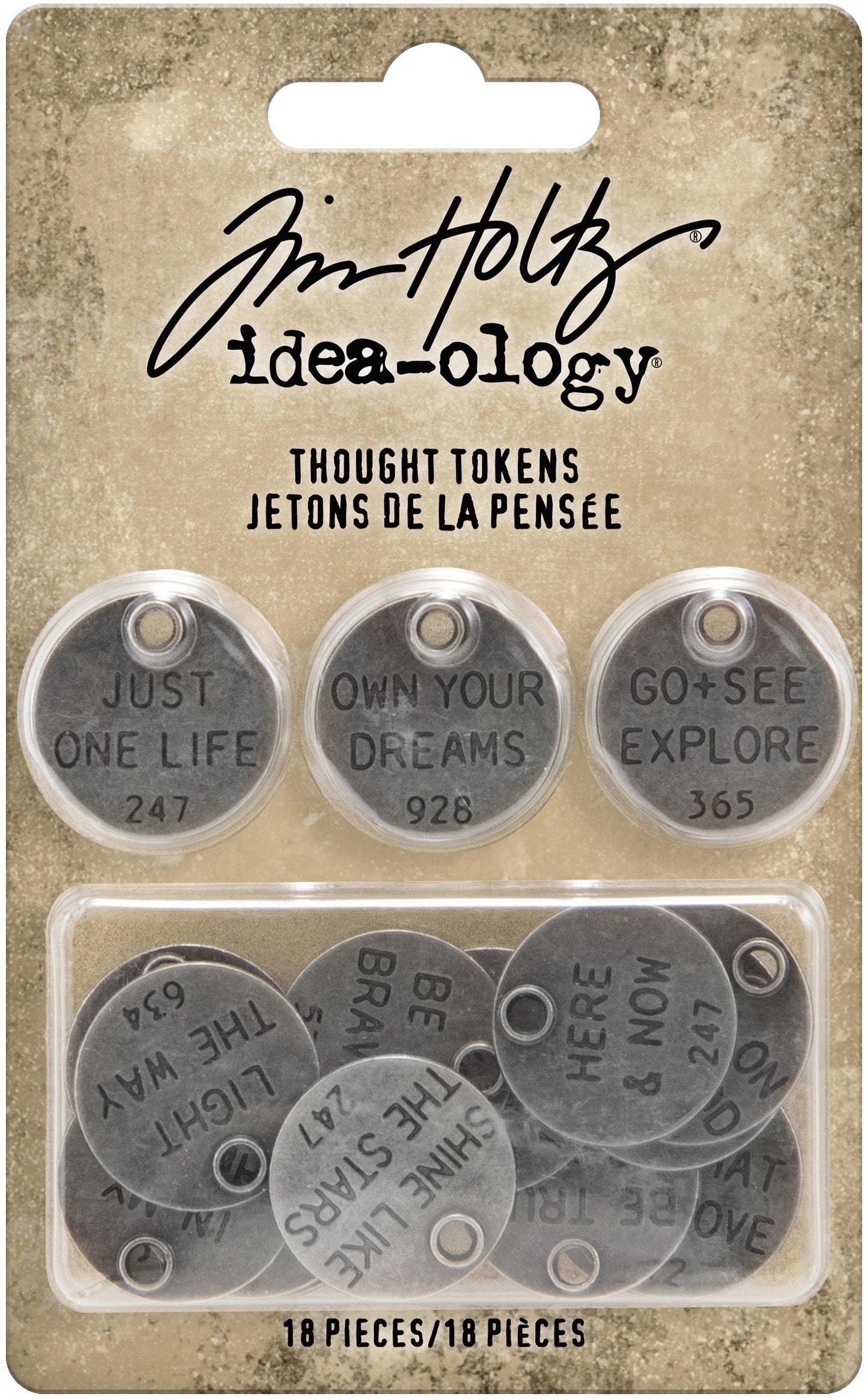 Tim Holtz - idea-ology - Thought Tokens