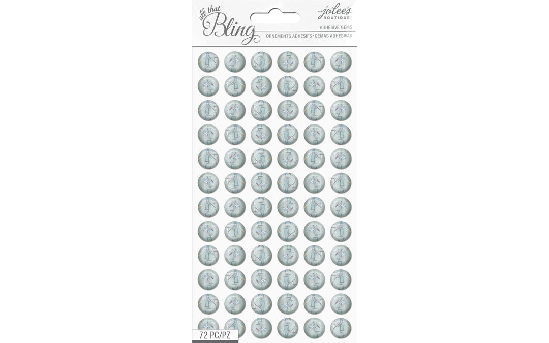 Jolee's Boutique - All That Bling - Confetti Clear Circle Self-Adhesive Gems