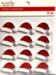 Recollections - Santa Hat Repeat Stickers