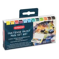 Derwent - Inktense Paint Pan Set #01 - 12 pack