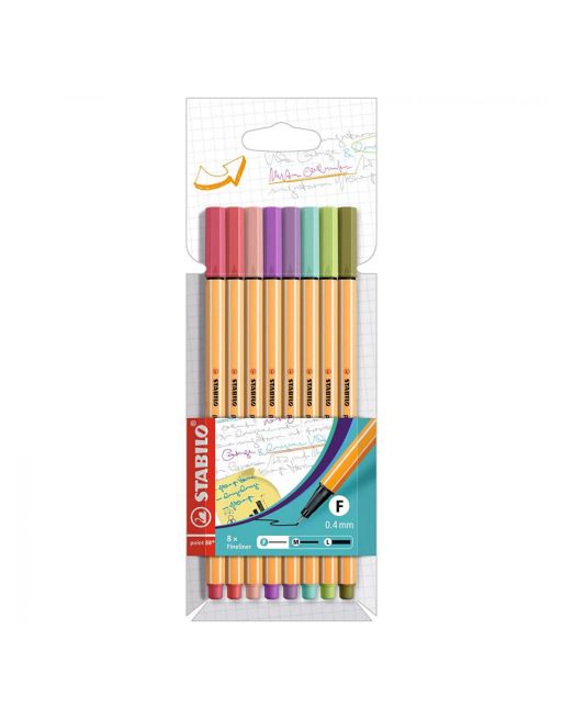 Stabilo - Fineliner Markers - 8 ct