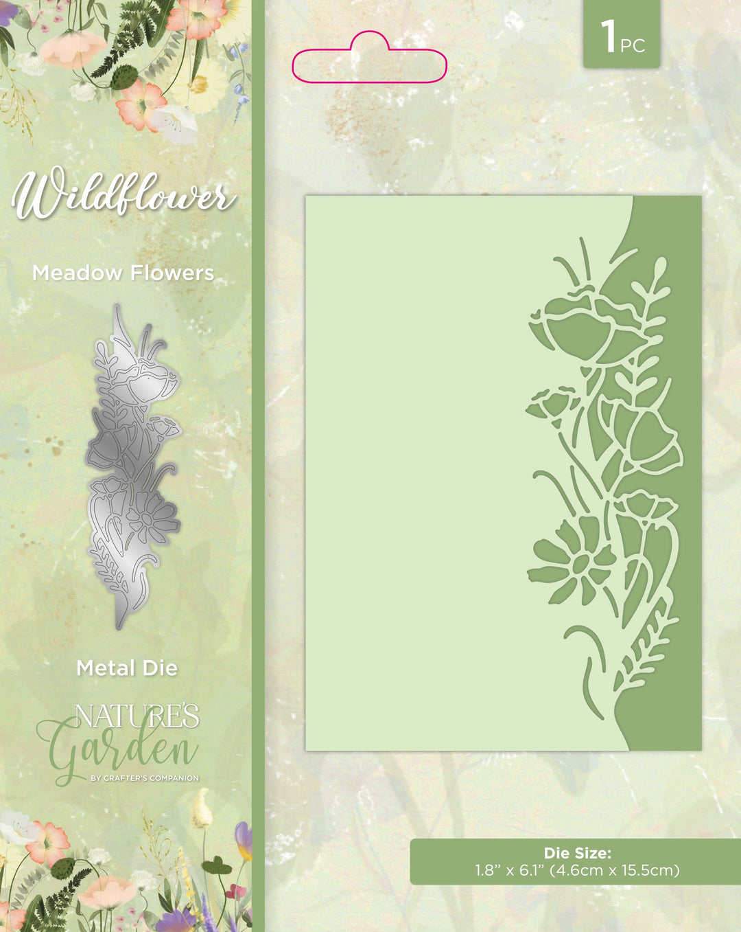 Crafter's Companion - Nature's Garden - Wildflower Collection - Meadow Flowers Metal Die