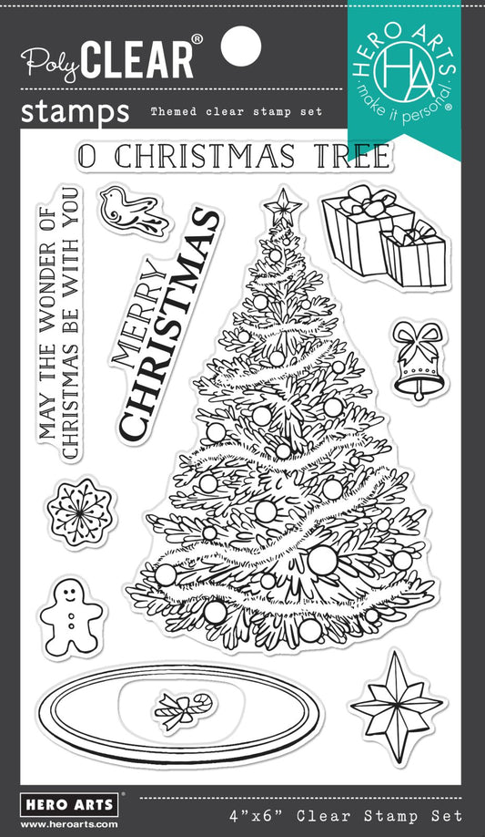 Hero Arts - O Christmas Tree Clear Stamp Set