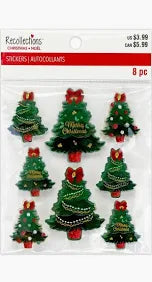 Recollections - Christmas Tree Stickers