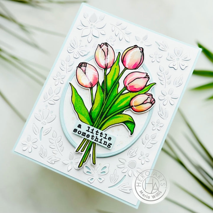 Hero Arts - Tulip Bouquet Clear Stamp Set