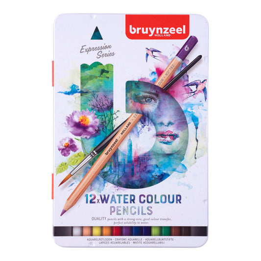 Royal Talens - Bruynzeel Holland - Watercolor Pencils - Expression Series - 12 count