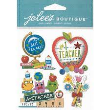 Jolee's Boutique - #1 Teacher Stickers