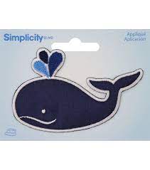 Simplicity - Whale Applique