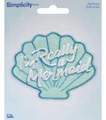 Simplicity - I'm Really a Mermaid Applique