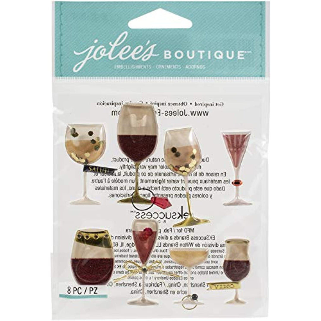 Jolee's Boutique - Wine Glass Stickers