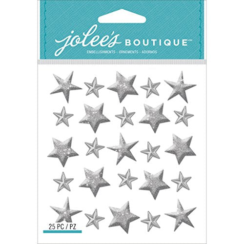 Jolee's Boutique - Silver Star Stickers