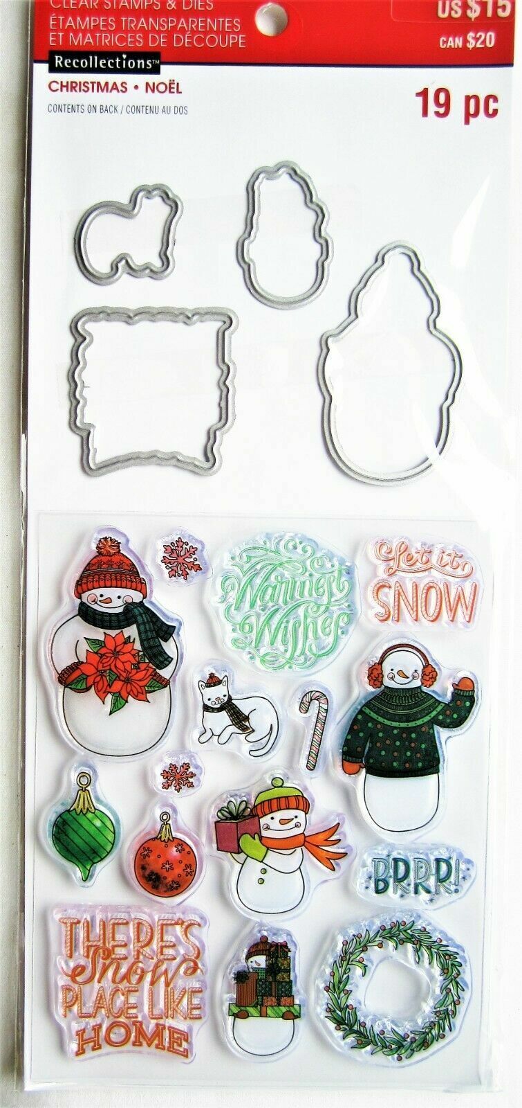 Recollections - Christmas Shopper Stamps and Dies