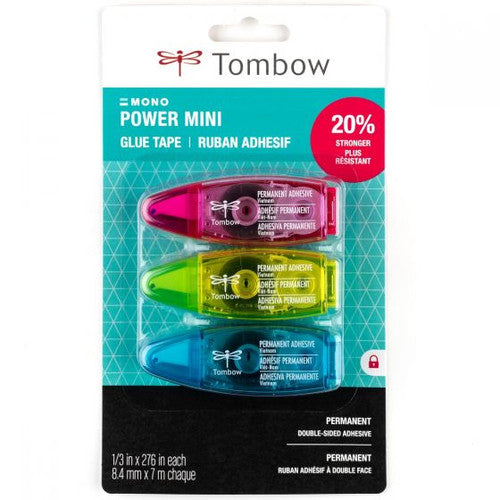 Tombow - MONO Power Mini Glue Tape - Set of 3