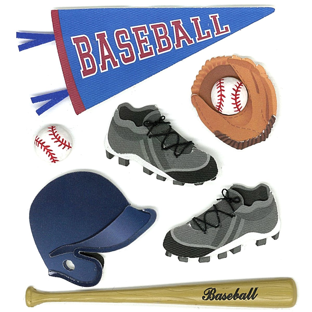 Jolee's Boutique - Baseball Stickers