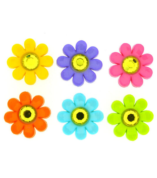 Dress it Up - Delightful Daisies (w/ gem middles)