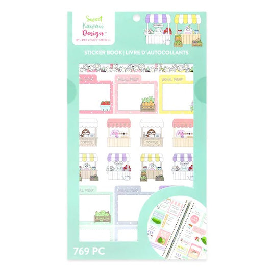 Craft Smith - Sweet Kawaii Design - Farmers Market Sticker Book