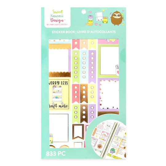 Craft Smith - Sweet Kawaii Design - Stationery Love Sticker Book