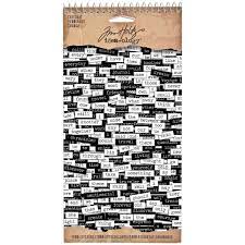 Tim Holtz - idea-ology - Chitchat Verbiages Stickers - 1088 Stickers