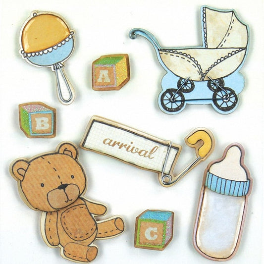 K & Company - Classic Baby Dimensional Stickers