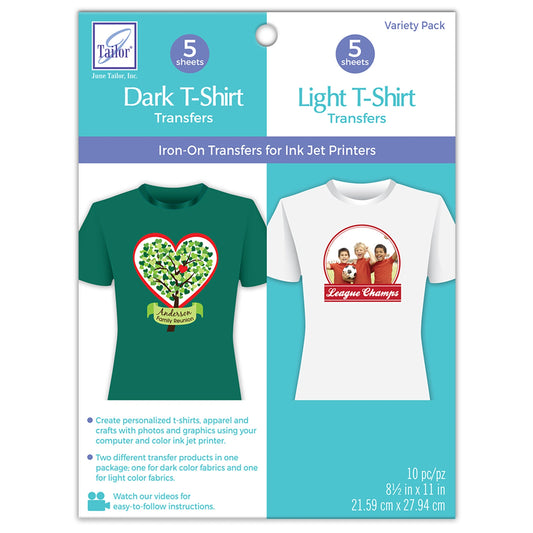 June Tailor - Dark and Light T-Shirt Transfers