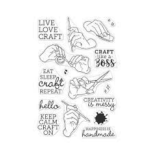 Hero Arts - Handmade Happiness Poly Clear Stamps