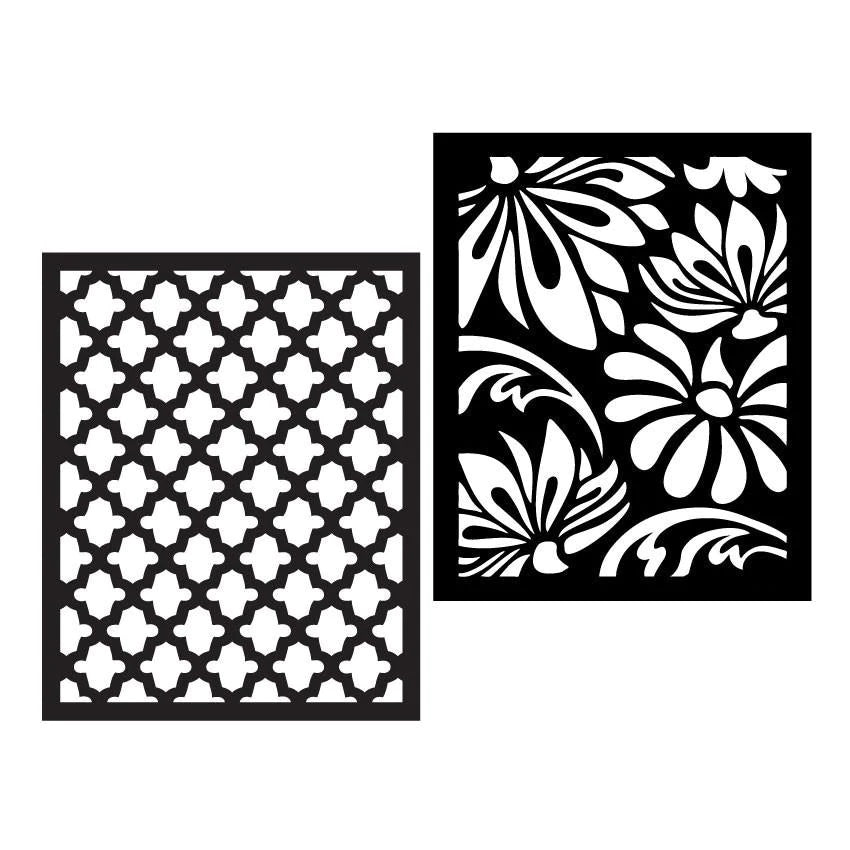 Hero Arts - Petals Stencil Pair