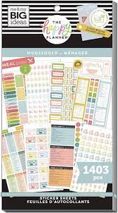 The Happy Planner - Household Sticker Sheets - 1403 pcs