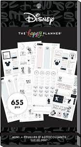 The Happy Planner - Modern Micky and Minnie Sticker Sheets - 655 pcs