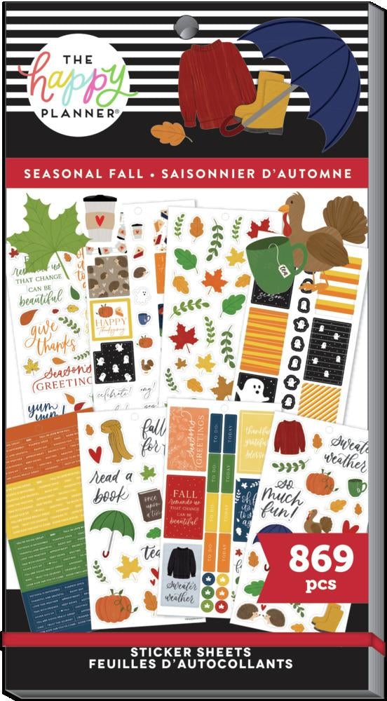 The Happy Planner -  Seasonal Fall Sticker Sheets