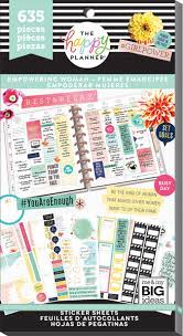 The Happy Planner - Empowering Woman Sticker Sheets - 635 pcs