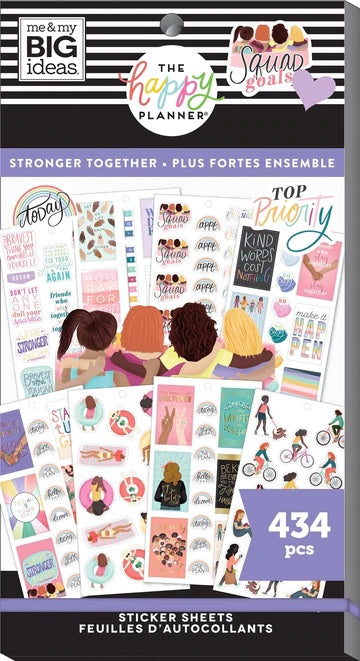 The Happy Planner - Stronger Together Sticker Sheets - 434 pcs