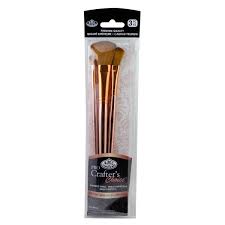 Royal and Langnickel - Pro Crafter's Choice Rose Gold Mop Paint Brush Set